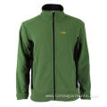 100% polyester green Fleece Jacket
